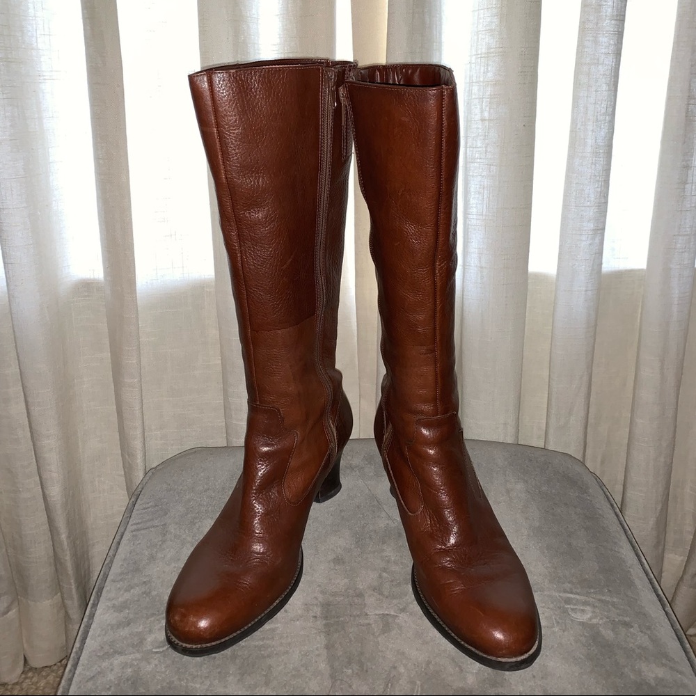 Gianni Bini supple pebble leather boots
